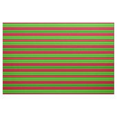 Groene en rode horizontale strepen stof (Yard (91,4 cm))