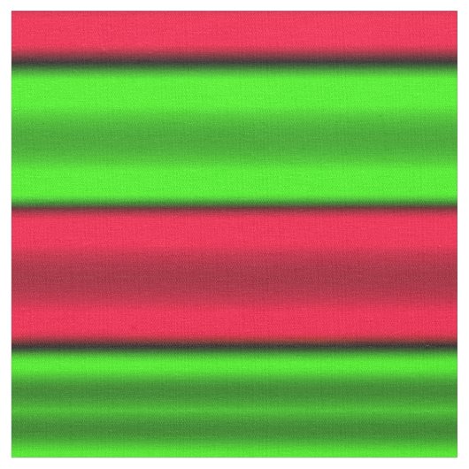 Groene en rode horizontale strepen stof (Close Up)