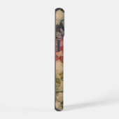 Groene en rode kant Rozen iPhone 15 Case (Rechterkant)
