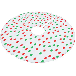 Groene en rode kerststippen kerstboom rok