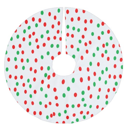 Groene en rode kerststippen kerstboom rok (Voorkant)