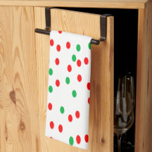Groene en rode kerststippen