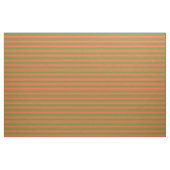 Groene en rode lijnen stof (Fat Quarter)
