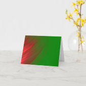 groene en rode notitiekaart (Gele Bloem)
