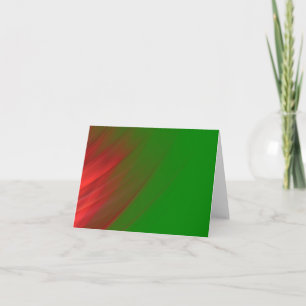 groene en rode notitiekaart