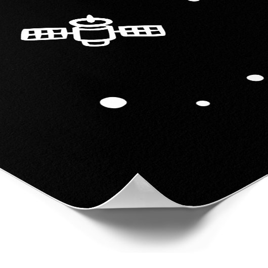 Groene en rode parasaurolophus dinos in de ruimte poster (Hoek)