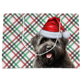 Groene en rode Plaid Bouvier Hondenliefhebber Vaka Groot Cadeauzakje