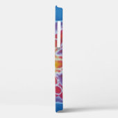 Groene en rode ster blauwe achtergrond kleuren Case-Mate iPhone case (Achterkant / Links)