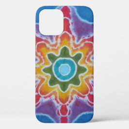 Groene en rode ster blauwe achtergrond kleuren Case-Mate iPhone case