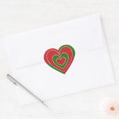 Groene en rode Sticker (Envelop)