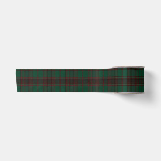 Groene en rode tartan geruite lint (Voorkant)