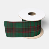 Groene en rode tartan geruite lint (Spoel)