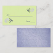 Groene en rokerblauwe platenkaarten plaatskaartje (Voorkant / Achterkant)