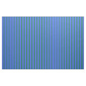 Groene en Royal Blue Lines Stof (Fat Quarter)
