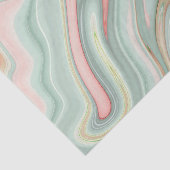Groene en roze agaat/marmer tissuepapier (Detail)
