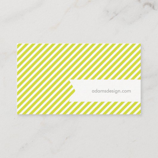 Groene en Roze Bunting Banner Visitekaartje (Achterkant)