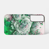 Groene en Roze Cactus Succulent Samsung Galaxy Hoesje (Achterkant horizontaal)