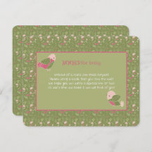 Groene en Roze Schattigee Vogelboeken voor Baby