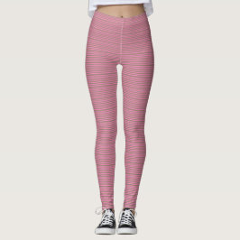 Groene en roze strepen leggings