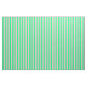 Groene en roze strepen stof (Yard (91,4 cm))
