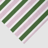 Groene en roze strepen tissuepapier (Detail)