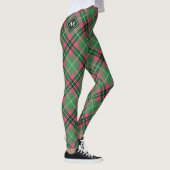 Groene en Roze Tartan Leggings (Rechts)
