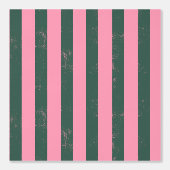 Groene en roze verticale streep behang (Voorkant)