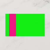 Groene en roze Visitekaartjes - Gepersonaliseerd (Achterkant)