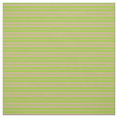 Groene en Tan Striped Patroon Stof (Swatch)
