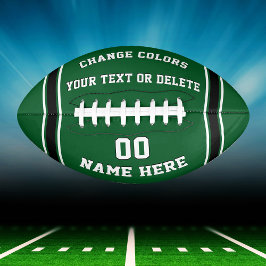 Groene en Witte Aangepaste Footballs, Uw kleur American Football