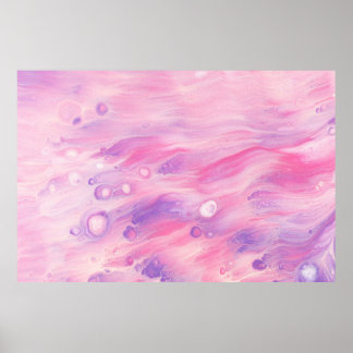 GROENE EN WITTE ABSTRACTE SCHIJNEN POSTER