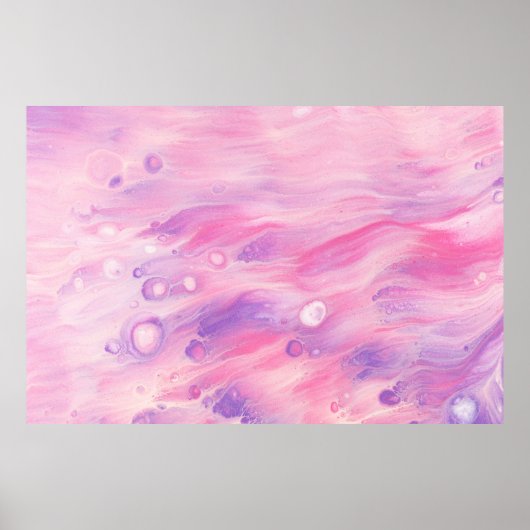 GROENE EN WITTE ABSTRACTE SCHIJNEN POSTER (Voorkant)