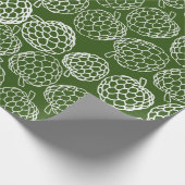 Groene en witte appels met handschrift cadeaupapier (Hoek)