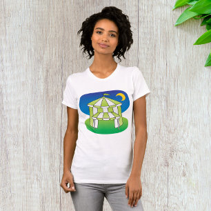 Groene en witte bloedstolling Womens T-shirt