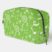 GROENE EN WITTE BLOEMEN EN BLADEREN TOILETTASJE (Rechterhoek)