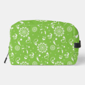 GROENE EN WITTE BLOEMEN EN BLADEREN TOILETTASJE (Achterkant)