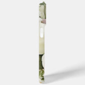 Groene en witte bloementuin Case-Mate iPhone case (Achterkant / Rechts)