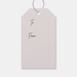 Groene en witte bloemige cadeaubijlage cadeaulabel