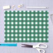 Groene en witte buffelplaat tissuepapier (Craft)