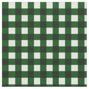 Groene en witte buffels van Gingham Stof