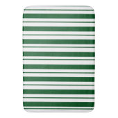 Groene en witte Candy Cane Stripes Badmat (Voorkant Verticaal)