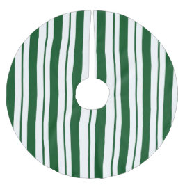Groene en witte Candy Cane Stripes Kerstboom Rok