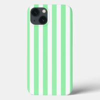 Groene en witte candy strepen Case-Mate iPhone hoe