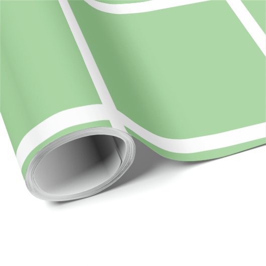 Groene en witte cheque cadeaupapier (Rol Hoek)