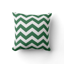 Groene en witte Chevron Stripes