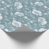 Groene en witte Chinoiserie Decoupage Cadeaupapier (Hoek)