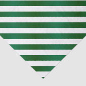 Groene en witte diagonale strepen tissuepapier (Detail)