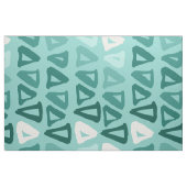 Groene en witte driehoeken stof (Fat Quarter)