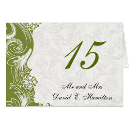 Groene en Witte Floral Spring Wedding