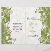 Groene en Witte Floral Spring Wedding (Voorkant)